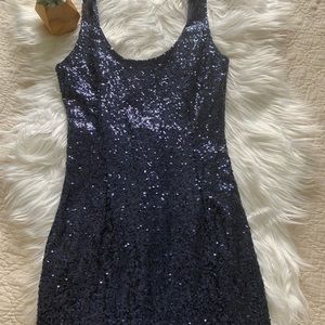 🦋Royal Blue Sequin Bodycon Dress